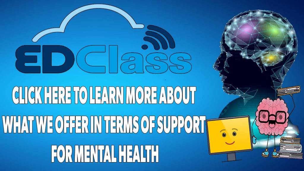 EDClass online education landing page mental health 